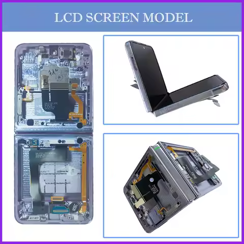 6.7" AMOLED LCD For Samsung Z Flip 4 LCD Display Touch Screen With Frame For Samsung Z Flip4 SM-F721