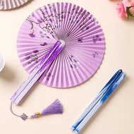 Group Fan Magnetic Folding Fan Chinese Ancient Fan Female Dance Hanfu Fan Student Folding Fan Dance 