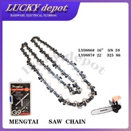 CHAINSAW CHAIN BLADE 16"(3/8 59) / 18" (325 72) / 20"(325 76 / 22"(325 86) MENGTAI