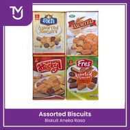 Assorted biscuit / Biskuit Aneka Rasa - Biskuit kaleng kotak UBM Borneo Biskuit