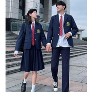 Class Uniform Autumn Suit Junior High School Korean Style British College Style Blazer Junior High S