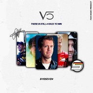 Photocard Formula 1 - Sebastian Vettel (Redbull Racing, Ferrari, Astron Martin) F1 Driver, F1 World 
