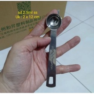 Stainless Steel Measuring Spoon 2.5ml Measuring Spoon 1/2 TSP 1/2 Stainless Measuring Tea Spoon 2.5m