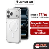 (SG) LionShield Magnetic iPhone 17 Pro Max/17 Pro/17/17 Air/16/15/14/13/12/11/XS Max Airbag Shockpro