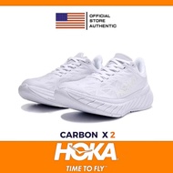 （original）Hoka Carbon X2 Running Shoes Triple White for men and women