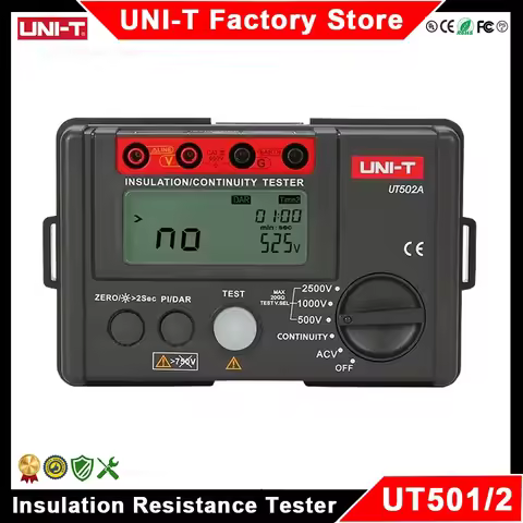 UNI-T UT502A UT502C UT501A UT501C Insulation Resistance Tester Digital Megohm Meter Insulation Resis