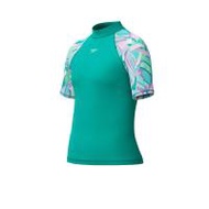 SPEEDO Printed Short Sleeve เสื้อรัชการ์ดเด็กผู้หญิง SP111SP388ENTH