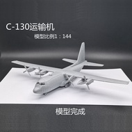 Assembling C-130 Transport 4D Hercules Military Aviation Model War Weapons Equipment Fighter Aircraf