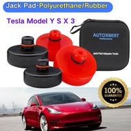 4 Pcs Car Jack Rubber Pad Tesla Model 3/S/X/Y Chassis Protect Lifting Jack Point Rubber Mat Hydrauli