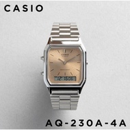 Casio AQ-230A-4A Vintage Design Copper Sunray Dial Analog Digital Unisex Watch