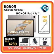 HONOR Pad X9A 4G (8+8 256GB)｜Large Display｜Long Battery｜Tablet with Keyboard Cover｜1 Year SG Warrant