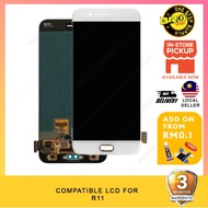 BROSHOP Compatible Amoled Lcd For OP R11 Digitizer Skrin Glass Touch Screen (No Frame) MO