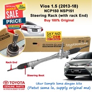 Vios 1.5 (2014-2018) Steering Rack NCP150 NSP151 ( Optional : Tie Rod End ) 45510-0D550 With Rack En