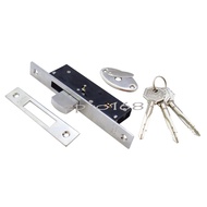 AMEX Aluminum Door Flat Lock Cross Key AIWA