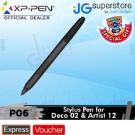 XP-Pen P06 Battery-Free Passive Pen Grip Stylus with 8192 Pressure Levels for Artist 12, Deco 02