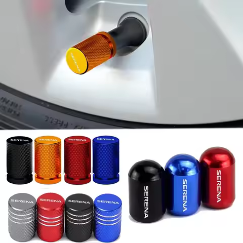 4pcs Alloy Car Tire Stem Valve Caps Tyre Rim Air Covers for Nissan Serena Auto Wheel Exterior Access