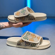 Plus Size 45-46 Men Diabetic Slippers Indoor Outdoor Slipper Adjustable Arthritis Edema Swollen Feet