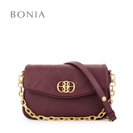 Bonia Magenta Purple Lean Small Crossbody Bag | Beg Silang Badan