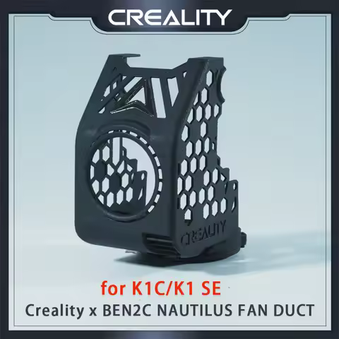 Creality BEN2C NAUTILUS K1C Fan Duct 360° Circular Cooling Flow Fan Duct for K1C/K1 SE Upgraded 3D P