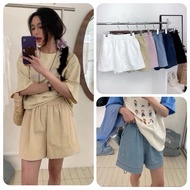 ️ Daily Super Versatile A-Line Elastic Waist Casual Shorts 2566