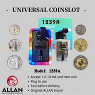 Allan Universal Coinslot /Coin Slot New (1239&1239A) Anti Coin Hooking Pisonet /Piso Net/Pisowifi/Pi