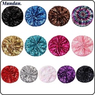 MUNDAN Glitter Sequins Beret Hats Women Newsboy Caps Artist Painter Night Club Party Gatsby Hats