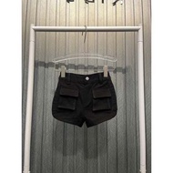 Q27-Khaki pants with thigh pockets and box pockets for babies from 10-37kg