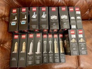Lego architecture 21003 21006 21011 21013 21015 21017 2108 21020 21022 21023 21050