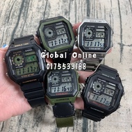 100% ORIGINAL CASIO DIGITAL AE-1200WH-1A/AE-1200WH-1B/AE-1500WHB-1B/AE-1200WHB-3B/AE-1200WHD-1A/AE-1