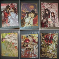 6Pcs/Pack Anime Tian Guan Ci Fu Xie Lian Hua Cheng Posters PET Cartoon Heaven Official's Blessing Co