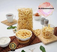 telor gabus keju kemasan 500gram/telor gabus original/Dlaqueensnack/Snack cemilan kiloan murah Bandu