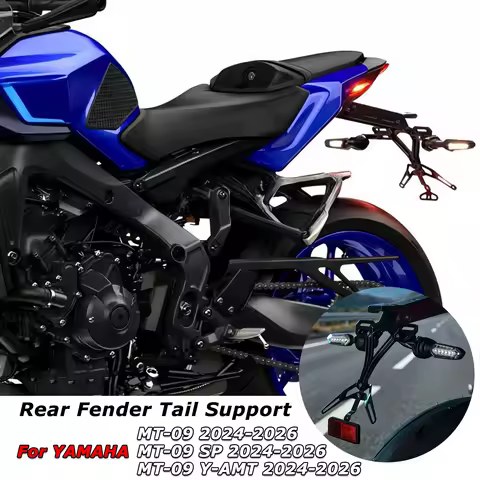 Latest 2026 Motorcycle Rear Fender Tail Tidy Short Tail License Plate Holder Bracket Kit For Yamaha 