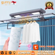 SUNNY Automated Laundry Rack Smart Laundry System With Standard Installation Voice Control Ceiling Clothes Drying Rack