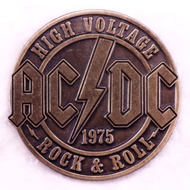 Acdc Rock Band Retro Brooch Metal Badge Accessories