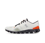 On.Cloud X3 comprehensive physical fitness training shoes ivory white orange
