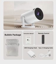 2025 HY300 Ultra 4K Ultra HD 300ANSI Portable Projector Android 11 BT5.4 Electronic Focus Built-in S