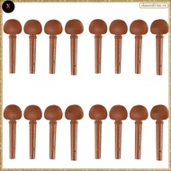 XS  16Pcs 4/4 Size Violin Fiddle Tuning Peg Set Jujube Wooden Replacement for 4/4 Size Violin
