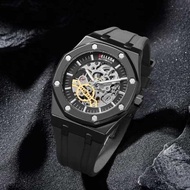 [READY] PROMO JAM TANGAN PRIA BELLEDA 9532 AUTOMATIC TALI RUBBER ANTI AIR BERGARANSI