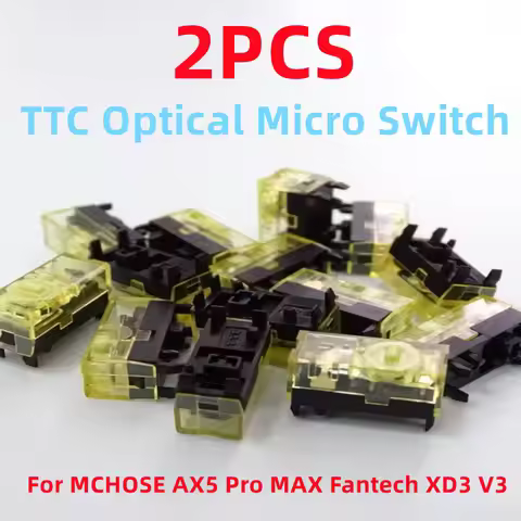 New 2PCS TTC Optical MicroSwitch For MCHOSE AX5 Pro MAX Fantech XD3 V3 Mouse Micro Switch