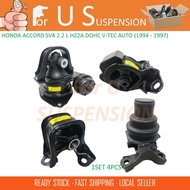1SET 4 PEICES ENGINE MOUNTING - HONDA ACCORD SV4 2.2 L H22A DOHC V-TEC AUTO