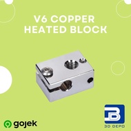 High Quality V6 Aluminum Heated Block for E3D Hotend PT100 Sensor