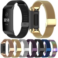 Milanese Fitbit charge 3/charge 4 Stainless Steel Strap 3 se Metal Mesh Replacement Wristband