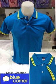 Blue Corner Men's Polo Shirt #1（Blue Jewel）