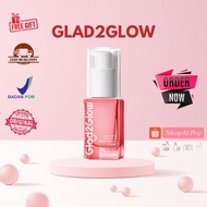 [FREEGIFT] READY GLAD2GLOW Pomegranate Niacinamide Power Bright White Face Serum 17ml/ Serum pink g2