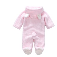 baby girls outfit terno outfits for kids girl 0-12Months Winter Baby Rompers Long Sleeve Hooded Jump
