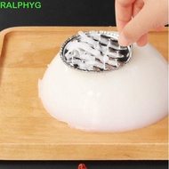 RALPHYG Bean Jelly , Stainless Steel Wear Resistant Jelly Scraping Tool, Bean Jelly Maker Manual Mul