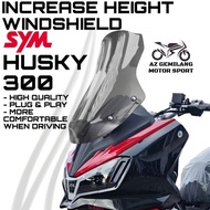 WINDSHIELD SYM HUSKY 300 HUSKY300 INCREASE HEIGHT WINDSHIELD ACCESSORIES ACCESSORY MODIFIED MODIFY