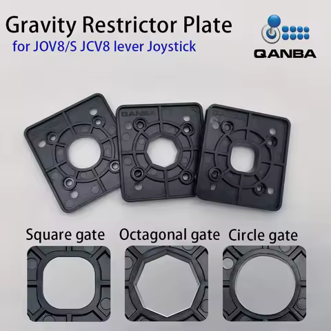 QANBA Arcade stick accessory Gravity V8 Replacement Restrictor Plate Square circle and Octagonal gat