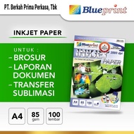 Matte Paper, Inkjet Photo Paper BLUEPRINT A4 85 gsm Contains 100 sheets