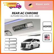 Toyota Alphard / Vellfire (ANH30) Roof Aircond Silver Lining chrome decorative AGH30 AH30 accessorie